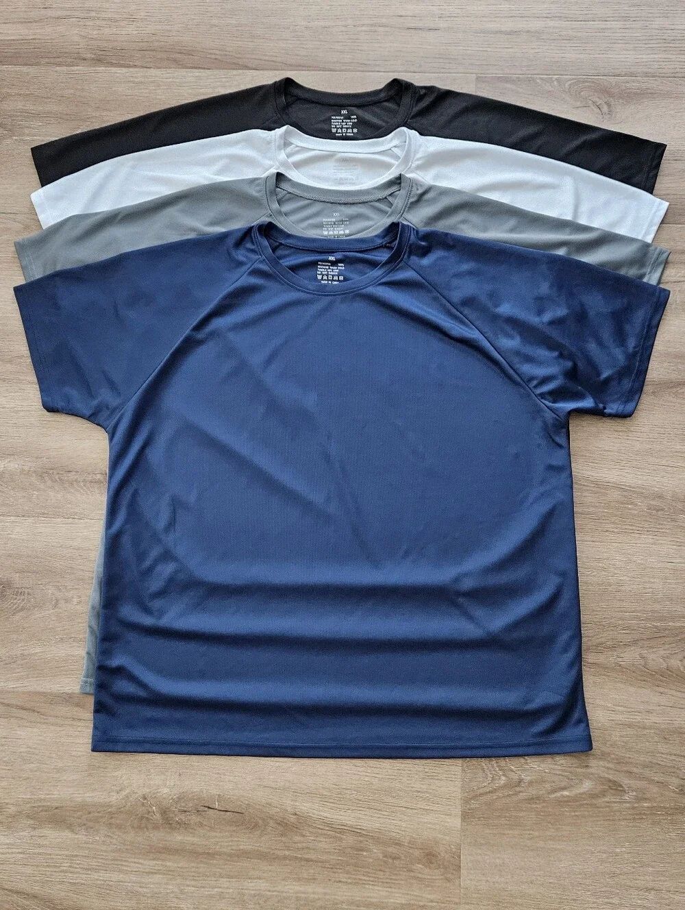 Men's Performance Crew Neck T-Shirt - Set Of 4 Size XXL